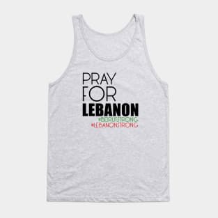 Pray For Lebanon Strong Tank Top